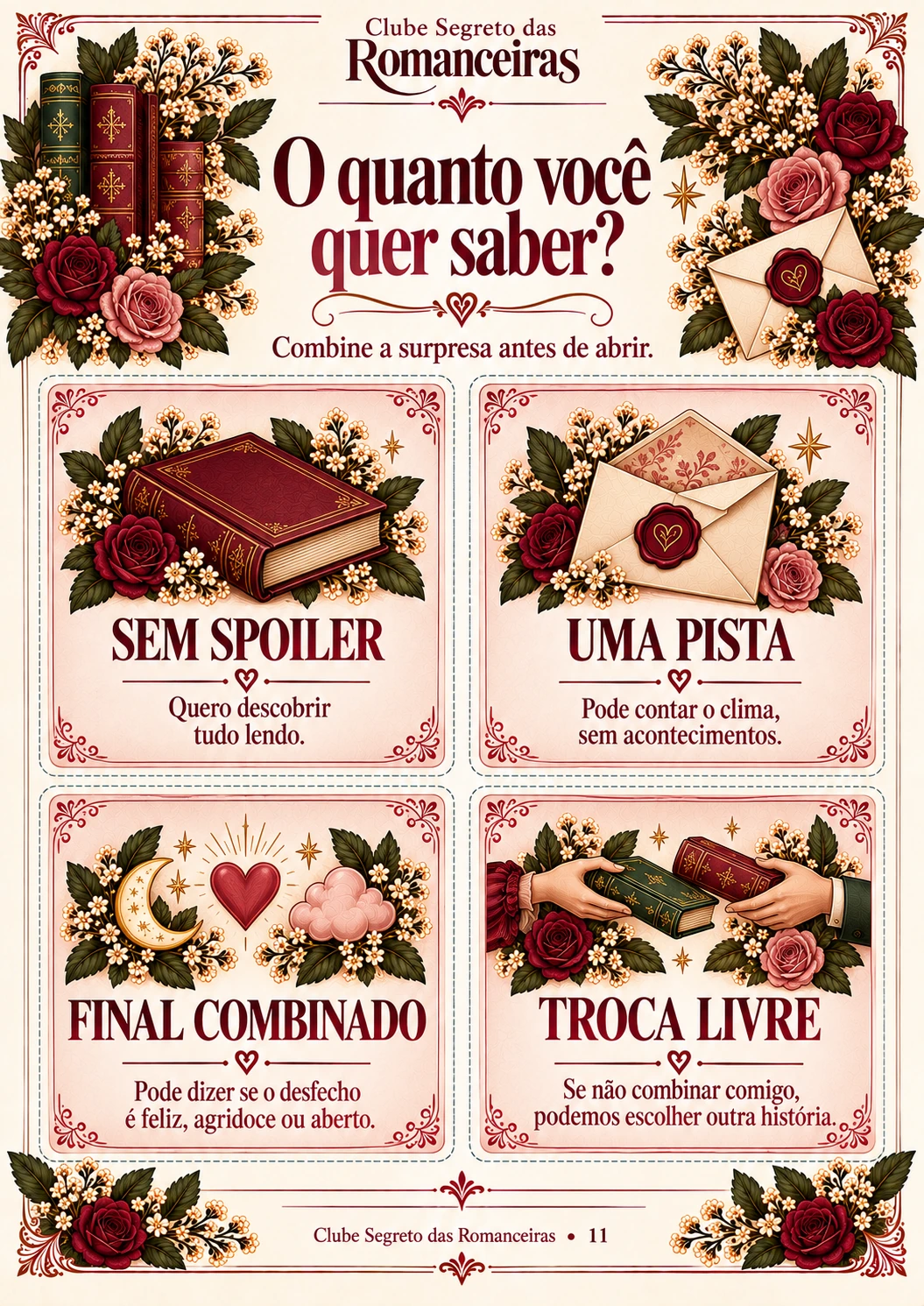 Encontro às Cegas com um Livro — O quanto você quer saber?