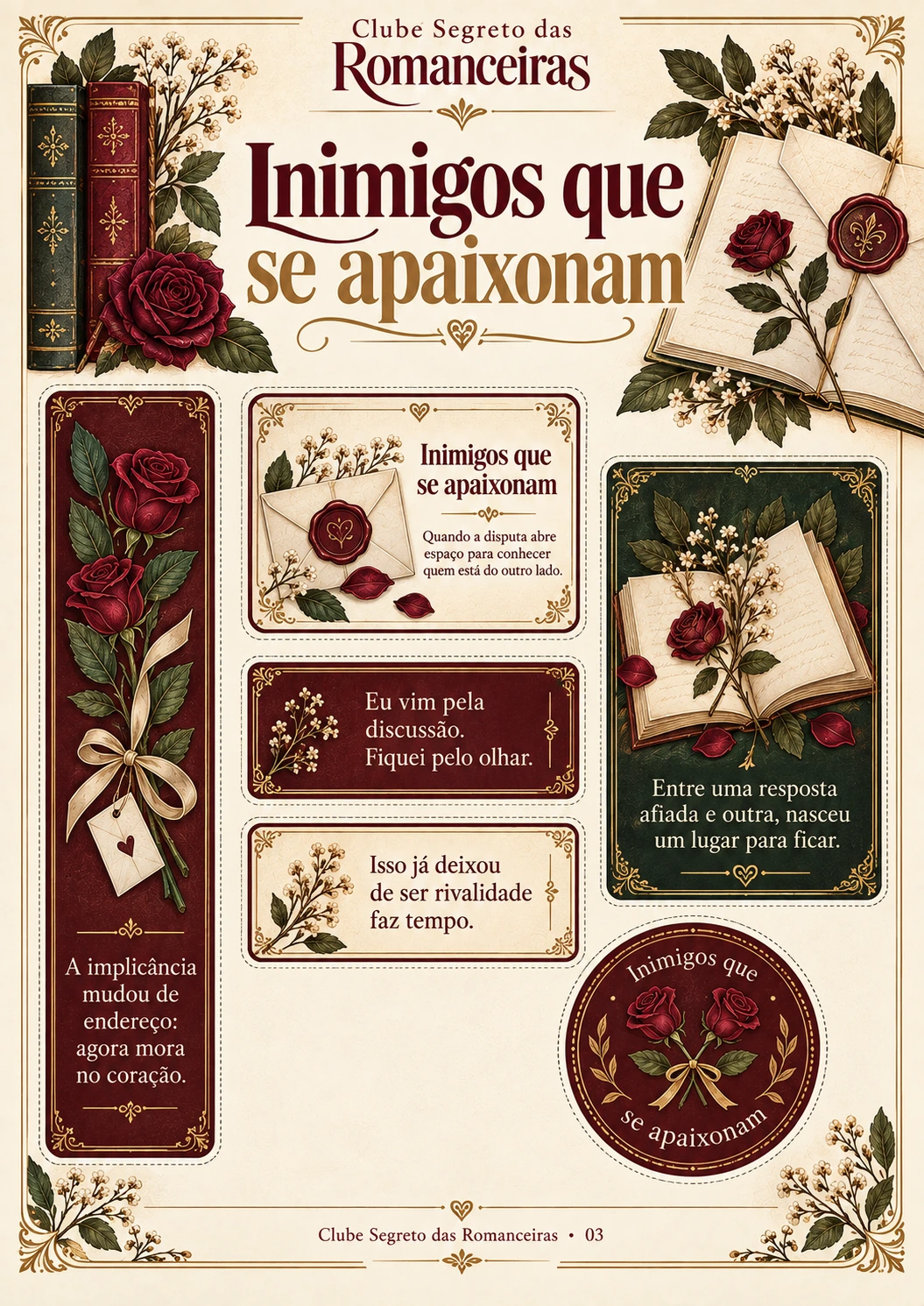 Clube Segreto das Romanceiras — Inimigos que se apaixonam